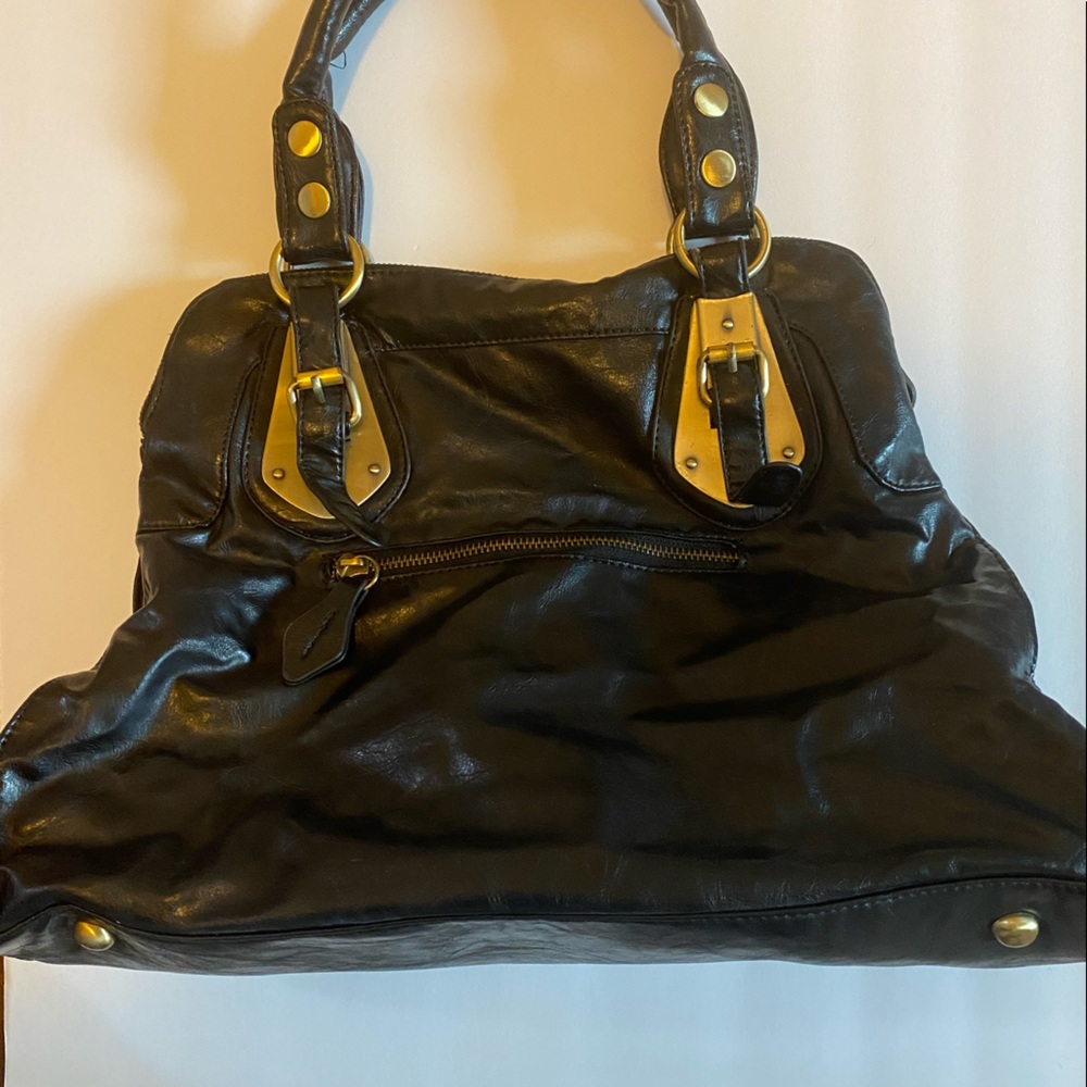 Black Leather Handbag
